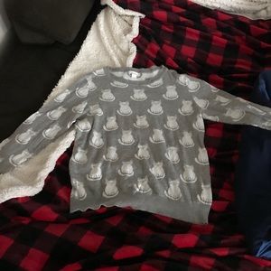 Forever 21 cat sweater
